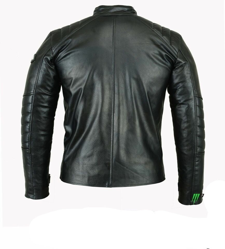 Men Leather Black Jacket Inspiring Style