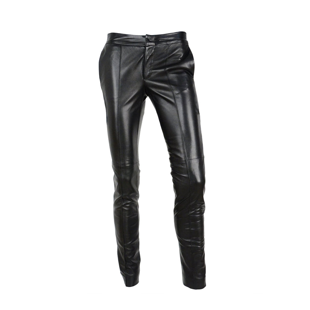 Ladies Leather Trouser Animated Skinny Fashion Wear