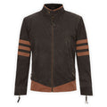 Motrox X-Men Origins Wolverine Leather Jacket - BROWN