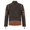 Motrox X-Men Origins Wolverine Leather Jacket - BROWN