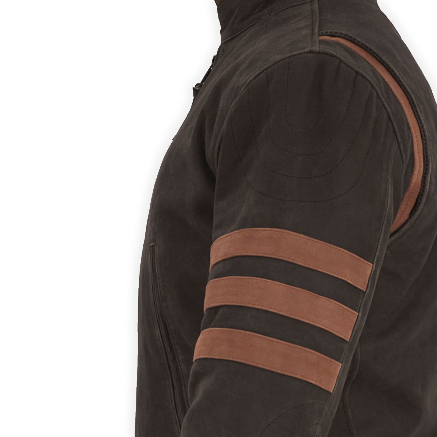 Motrox X-Men Origins Wolverine Leather Jacket - BROWN